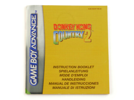 Donkey Kong Country 2 - Manual