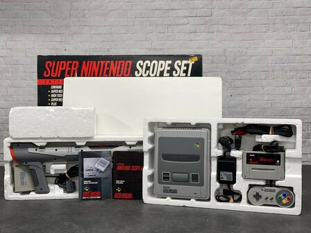 Super Nintendo Starter Pack - Scope Set [Complete]