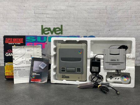 Super Nintendo SNES Console Super Set [Complete]