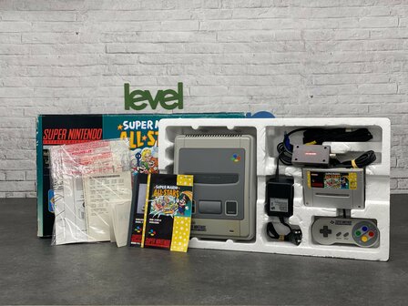 Super Nintendo SNES Console + Super Mario All Stars [Complete]