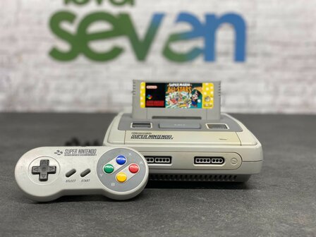 Super Nintendo SNES Console + Super Mario All Stars [Complete]