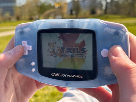Gameboy Advance Limited Sonic Edition + IPS V2 Backlight