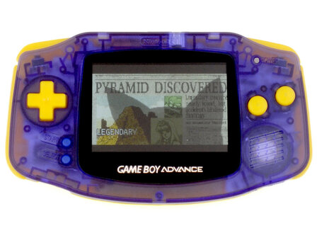 Gameboy Advance IPS Limited Wario Edition