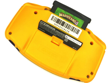 Gameboy Advance IPS Limited Wario Edition