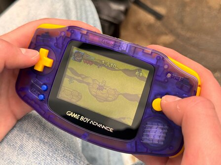 Gameboy Advance IPS Limited Wario Edition