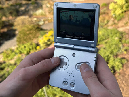 Gameboy Advance SP Lightblue