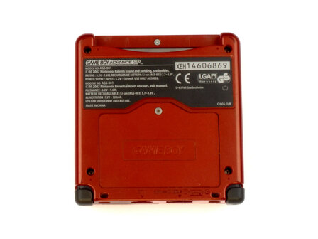 Gameboy Advance SP Red