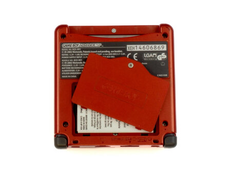 Gameboy Advance SP Red