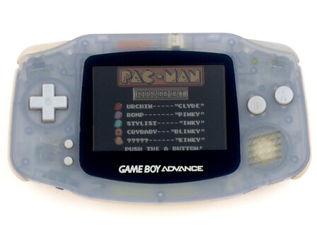 Gameboy Advance Transparent Blue