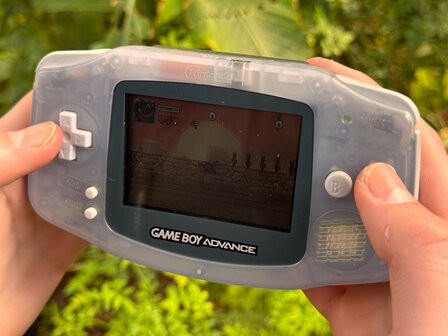 Gameboy Advance Transparent Blue