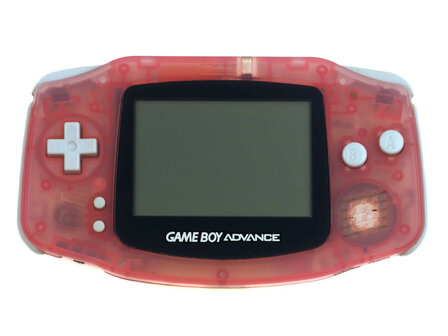 Gameboy Advance Transparent Pink