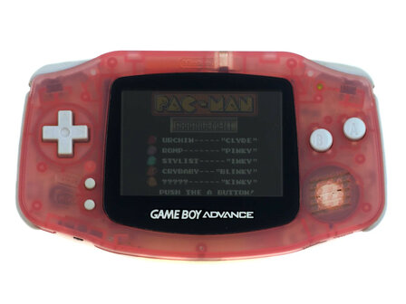 Gameboy Advance Transparent Pink