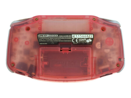 Gameboy Advance Transparent Pink