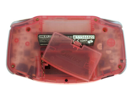 Gameboy Advance Transparent Pink