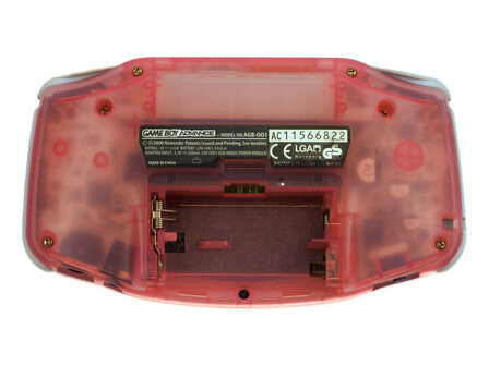Gameboy Advance Transparent Pink