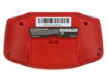 Gameboy Advance Red