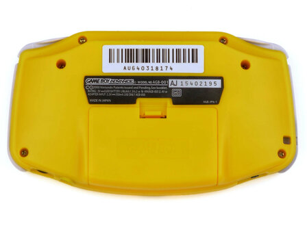 Gameboy Advance Yellow Lemon