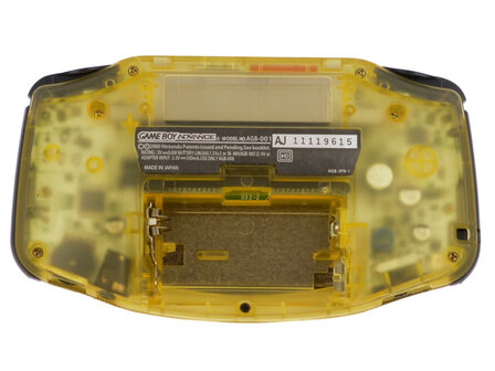 Gameboy Advance Clear Yellow