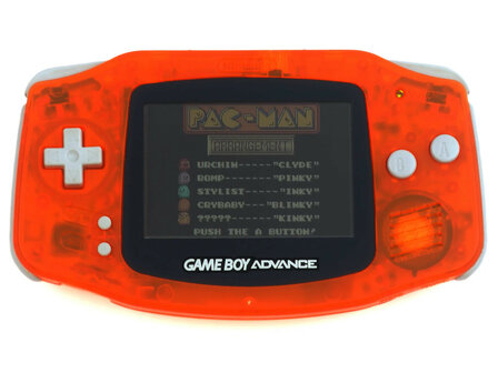 Gameboy Advance Crystal Orange