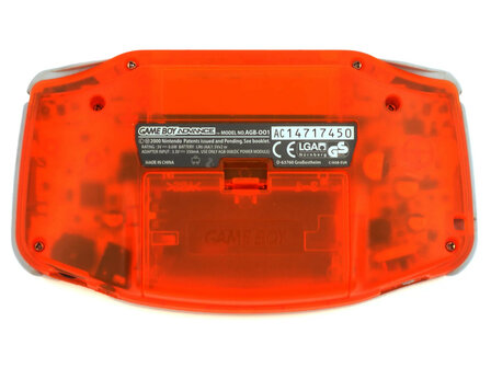 Gameboy Advance Crystal Orange