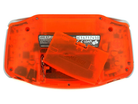 Gameboy Advance Crystal Orange