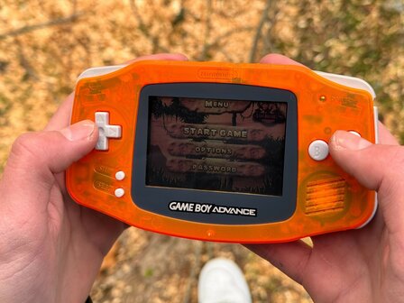 Gameboy Advance Crystal Orange