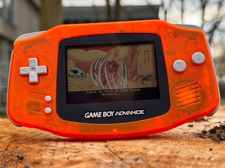 Gameboy Advance Crystal Orange