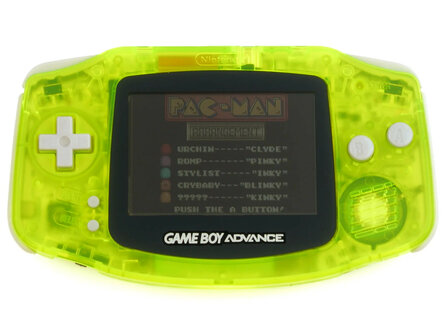 Gameboy Advance Acid Green