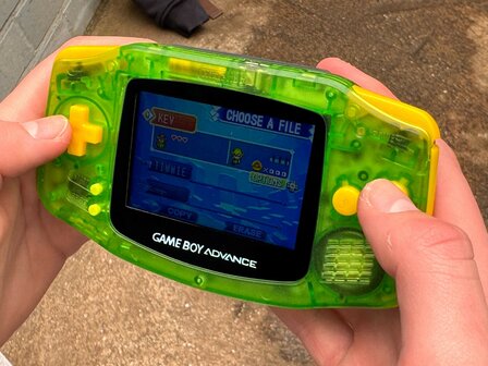 Gameboy Advance Limited Zelda Edition + IPS V5 Backlight