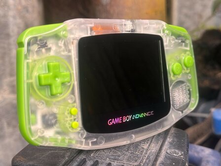Gameboy Advance Limited Danny Phantom Edition + IPS V2 Backlight Mod