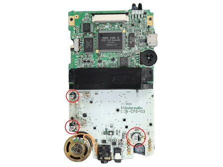 Gameboy Color Speaker Recap kit