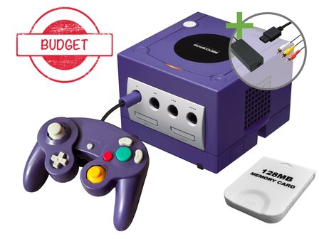 Nintendo Gamecube Starter Pack - Value Purple Edition - Budget