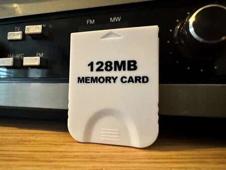Nieuwe Gamecube Memory Card 128MB - Wit