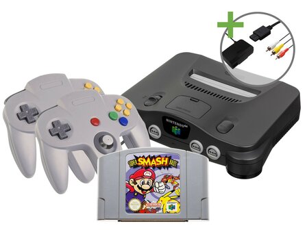 Nintendo 64 Starter Pack - Super Smash Bros Double Value Edition