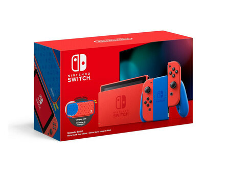 Nintendo Switch - Mario Red &amp; Blue Edition [Complete]