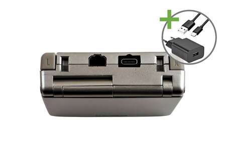 Gameboy Advance SP Silver - USB-C &amp; IPS V5