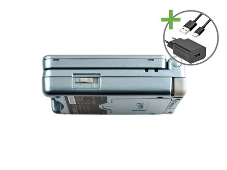 Gameboy Advance SP Lightblue - USB-C &amp; IPS V5