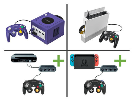 Original Gamecube Controller Crystal Purple