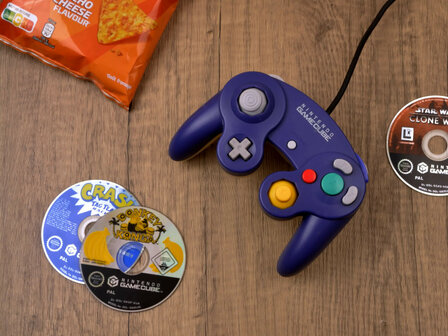 Original Gamecube Controller Crystal Purple