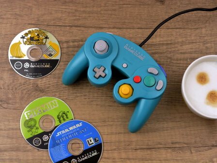 Original Gamecube Controller Emerald Blue