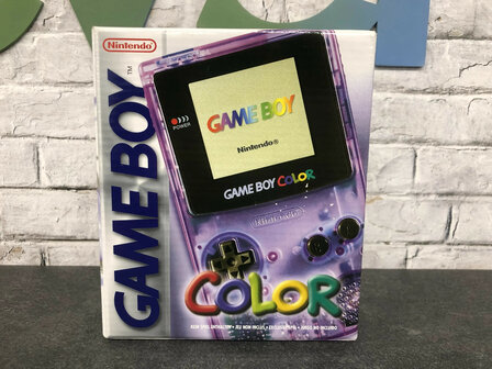 Gameboy Color Transparent Purple [Complete]