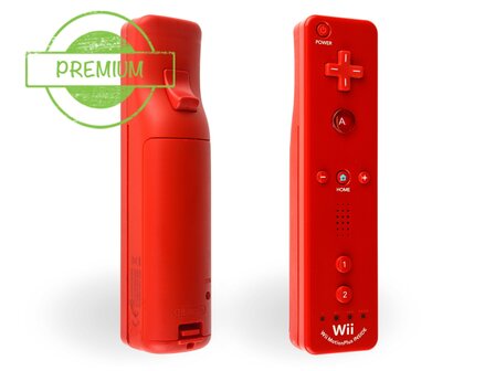 Nintendo Wii Remote Controller Motion Plus Red - Premium