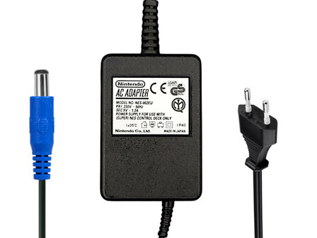Originele NES &amp; SNES AC-Adapter Stroomkabel