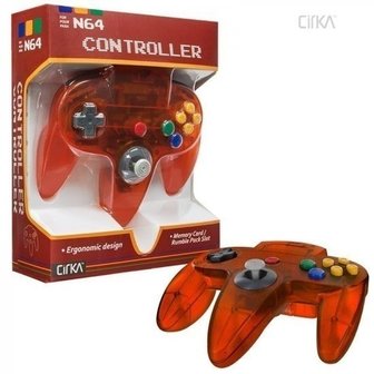 New Nintendo 64 [N64] Controller Fire Orange