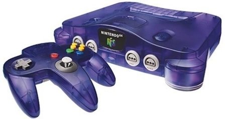 Nintendo 64 Console Grape Purple + Controller