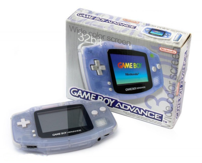 Gameboy Advance Transparent Blue [Complete]