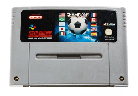 Champions World Class Soccer SNES Cart