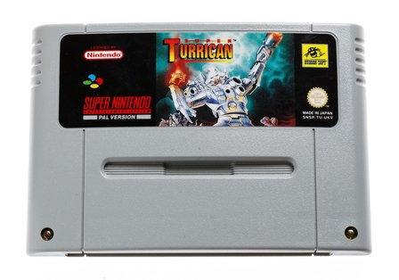 Super Turrican SNES Cart