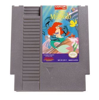 Little Mermaid NTSC NES Cart