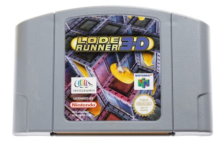 Lode Runner 3D N64 Cart